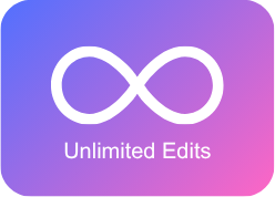 Unlimited edits