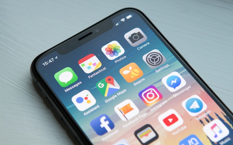 Mobile landing page on a phone